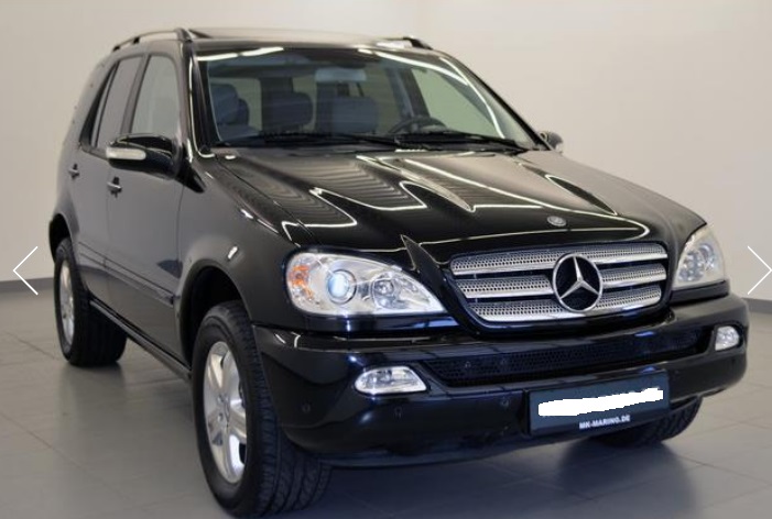 lhd MERCEDES ML CLASS (01/09/2005) - 